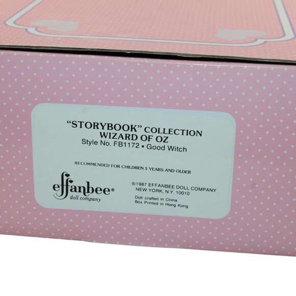 Effanbee Wizard of Oz Good Witch Doll FB1172 Storybook Collection 1987 - Picture 15 of 15